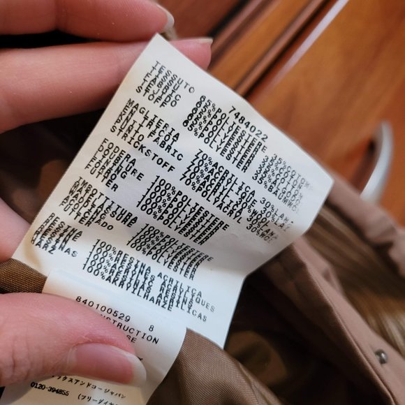 NWOT Max & Co. Tan Coat jacket size 40 (US 6) - Picture 6 of 6